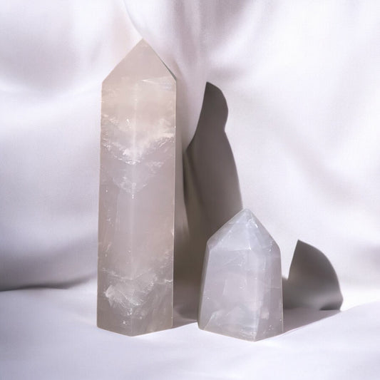 Blue Rose Quartz Point