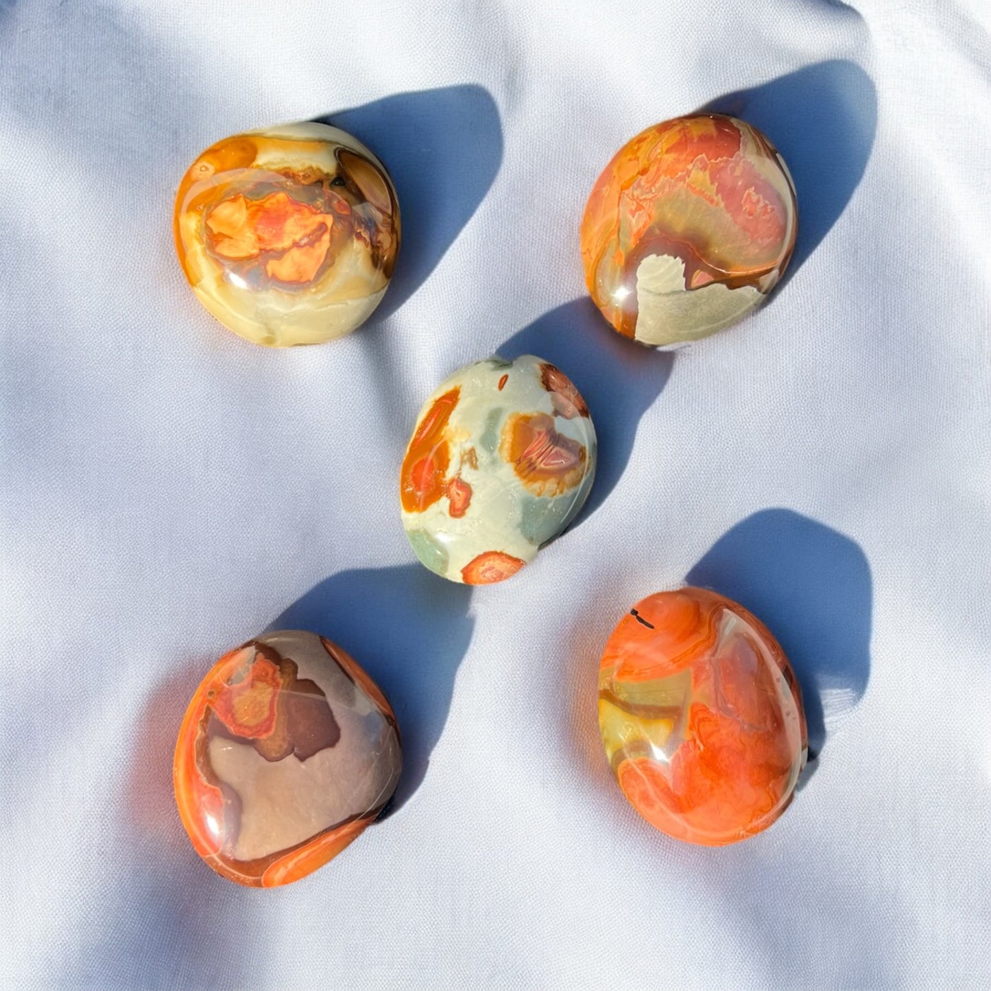 Polychrome Jasper Pebble