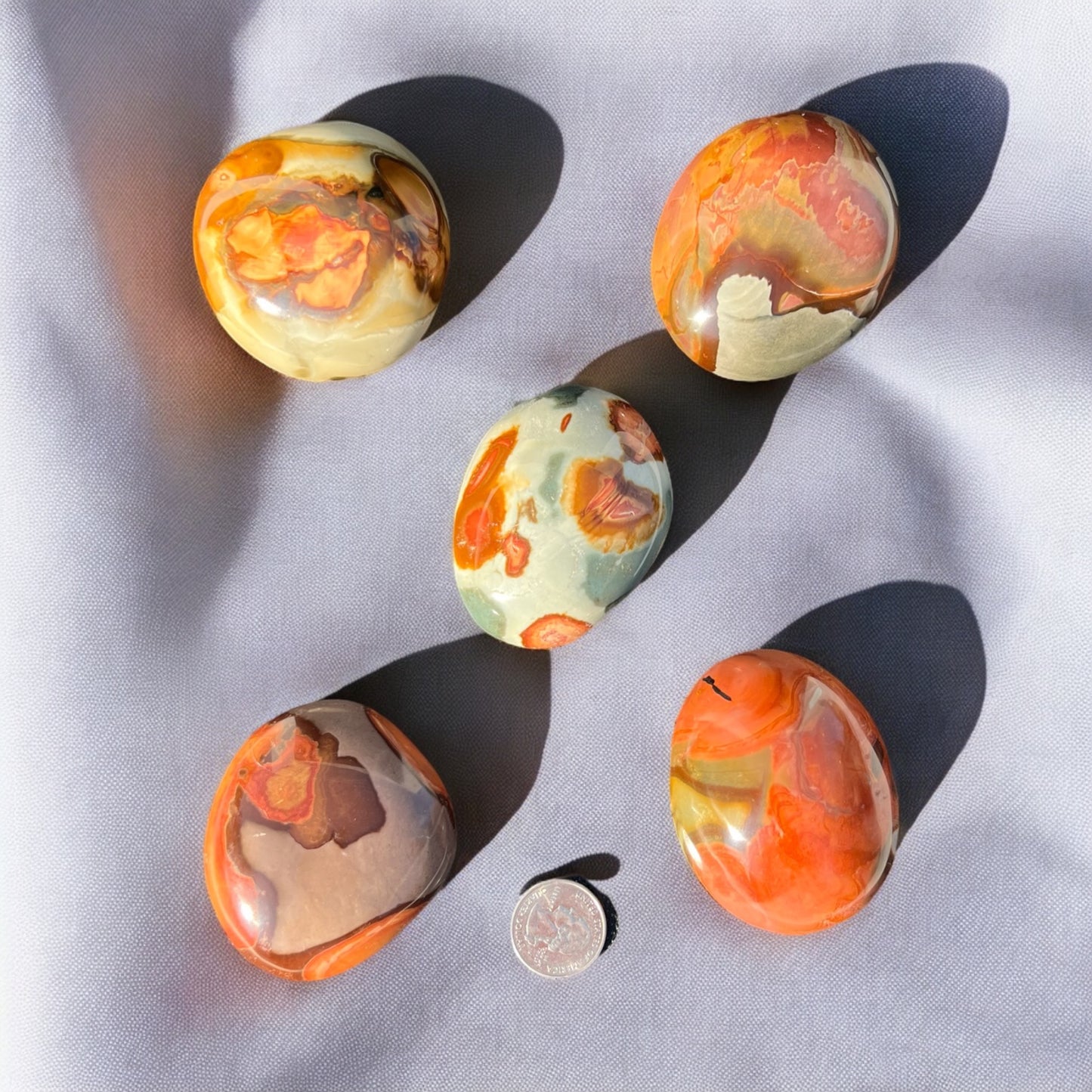 Polychrome Jasper Pebble