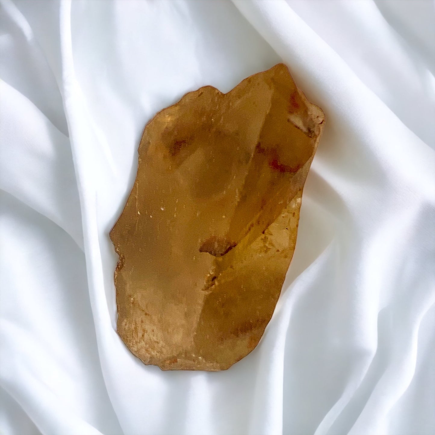 Natural Citrine Rough Crystal Point Chunk